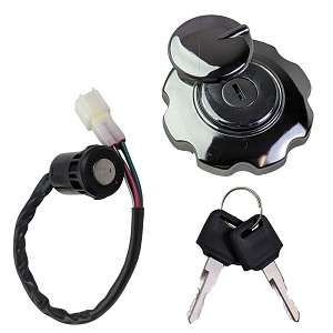 Gas Cap and Key Ignition Switch for Gas Tank for Apollo DB-36 250cc Dirt Bike